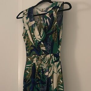 Blue Patterned French Dress – Comfortable & Chic 💙✨